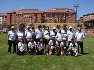 miembros del club zamorano en competición