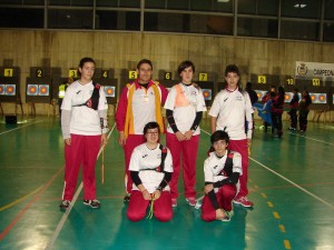 Campeonato de España Cadete y Menores equipo de menores de 14 que asistió al Nacional