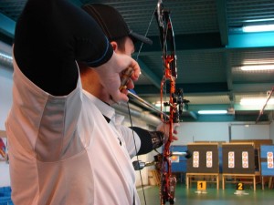 Carlos García en acción