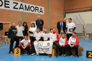 arqueros, jueces y voluntarios de Zamora con el Concejal de Deportes del ayuntamiento de Zamora